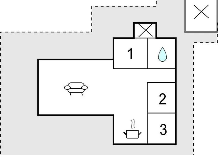 Σπίτι διακοπών Gorgeous In With Kitchen Sjolund